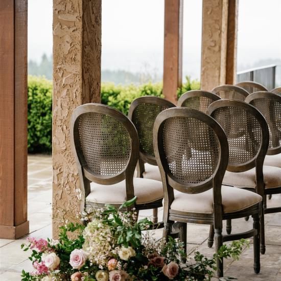 aisle entry flowers